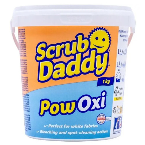 Пятновыводитель-отбеливатель для белых тканей Scrub Daddy Power Oxi White, 1 кг